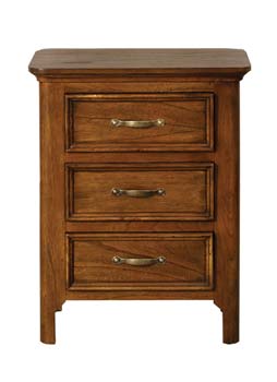 Beaton 3 Drawer Bedside Table