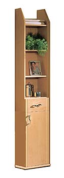 Furniture123 Billy Tall Display Unit in Pear Tree