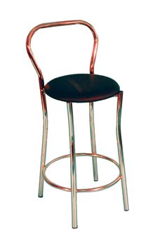 Furniture123 Bistro Brass Stool
