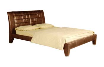 Furniture123 Body Impressions Copenhagen Leather Bed Set