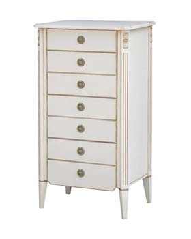 Bordeaux 7 Drawer Chest - FREE NEXT DAY DELIVERY