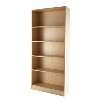 Bromley 5 Shelf Bookcase in Maple - FREE NEXT