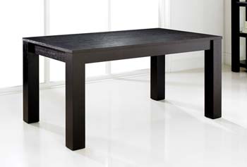 Furniture123 Calla Black Dining Table - FREE NEXT DAY DELIVERY