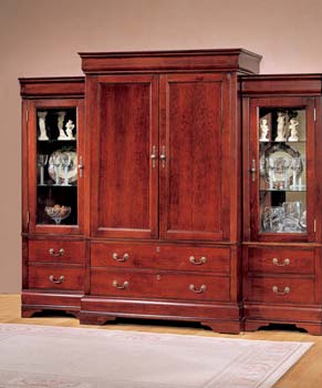 Furniture123 Canada Cherry 4 Door TV Cabinet