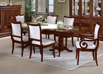 Furniture123 Canada Cherry Extending Dining Table