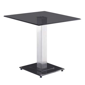 Furniture123 Castel Square Glass Dining Table