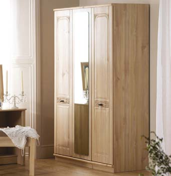 Furniture123 Caxton Furniture Flora 3 Door Wardrobe with Mirror