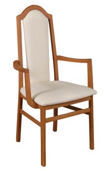 Furniture123 Caxton Furniture Leaming Upholstered Carver Chair