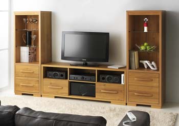 Caxton Furniture Strand TV Unit and 2 Tower