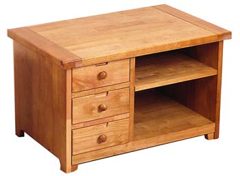 Furniture123 Chunky Maple TV Stand