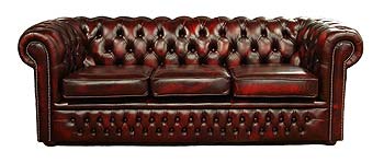 Furniture123 Clarence Leather 3 Seater Sofa Bed