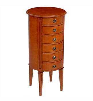 Clearance - Yarlside Round 6 Drawer Chest in