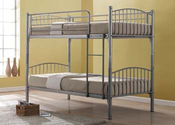 Furniture123 Colorado Metal Bunk Bed - FREE NEXT DAY DELIVERY