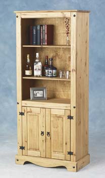 Furniture123 Corona 2 Door Display Unit / Bookcase