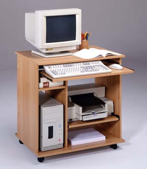 Daker Computer Desk in Japanese Pear Tree