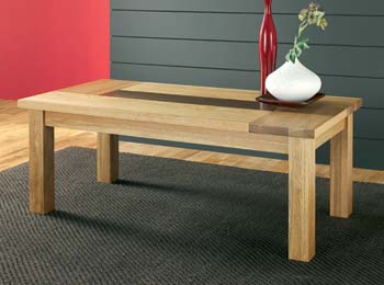 Furniture123 Danzer White Oak Coffee Table - FREE NEXT DAY