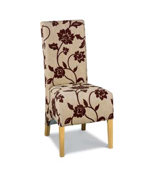 Furniture123 Danzer White Oak Fabric Dining Chairs (pair)