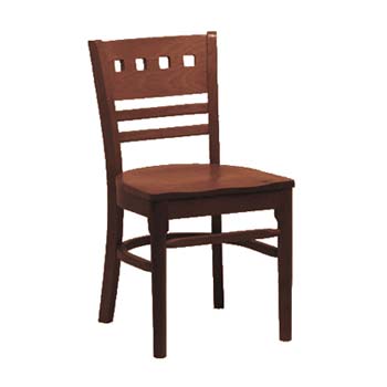 Dave Contract Dining Chair in Walnut (pair)