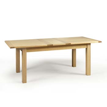 Furniture123 Denver Oak Rectangular Extending Dining Table -