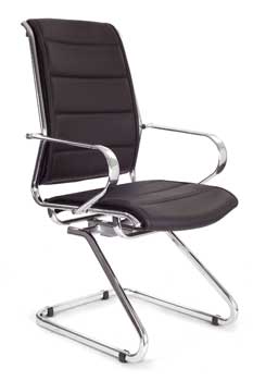 Furniture123 Designer Chrome 8004 Visitor Office Chair