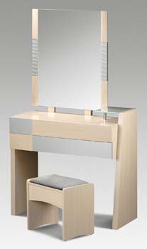 Duetti Dressing Table with stool and mirror