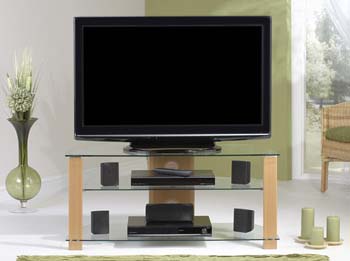 Dylan Large TV Unit in Beech DL011 - FREE NEXT