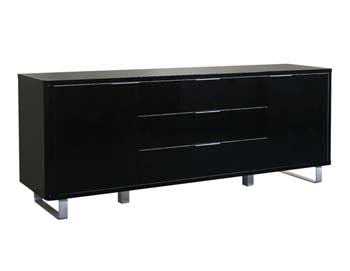Furniture123 Edge Sideboard in Black