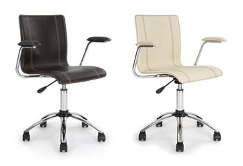 Executive 4829 Leather Faced Office Chair