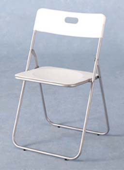 Fab Folding Dining Chair in White (set of six)
