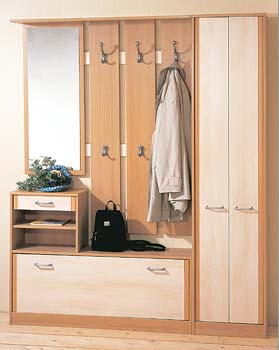 Furniture123 Feva Hall Set in Beech & Birch