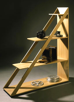Furniture123 Flair Triangle Display Cabinet 075