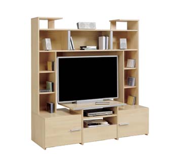 Forum TV Unit in Light Beech