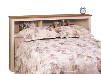 French Gardens Kingsize Headboard in Cherry and Pine - 37428