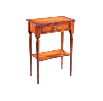Furniture123 Georgian Reproduction 1 Drawer 1 Shelf Console