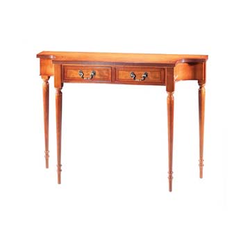 Georgian Reproduction 2 Drawer Console Table