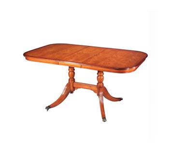 Furniture123 Georgian Reproduction D End Extending Dining Table
