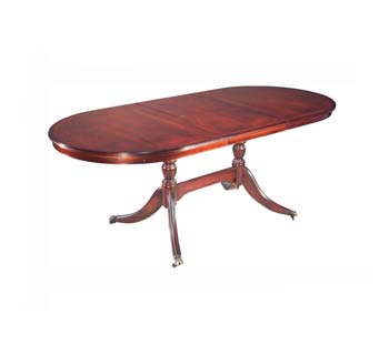 Georgian Reproduction Oval Extending Dining Table