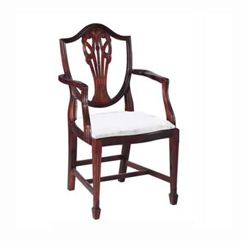 Furniture123 Georgian Reproduction Sheraton Carver Chairs