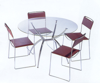 Furniture123 Giovanni Round Table Set