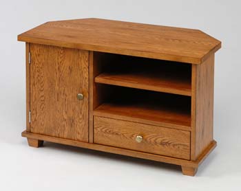 Furniture123 Greenham Oak Corner TV Cabinet