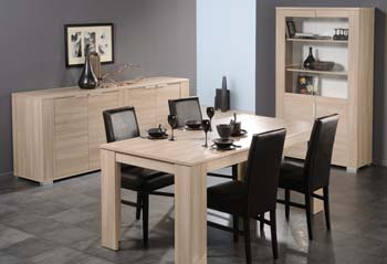 Furniture123 Hannon Dining Table in Sand