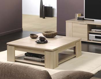Furniture123 Hannon Square Coffee Table in Sand