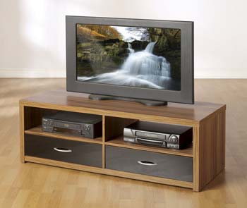 Harmony TV Unit in Walnut - FREE NEXT DAY DELIVERY
