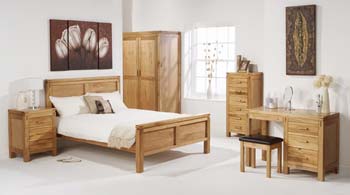 Hazen Ash Bedroom Furniture Set (NO Wardrobe)
