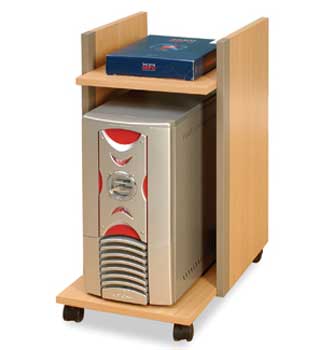Furniture123 Homework CPU Cart in Beech 10520