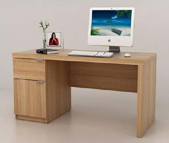 Furniture123 Jane Single Pedestal Computer Desk