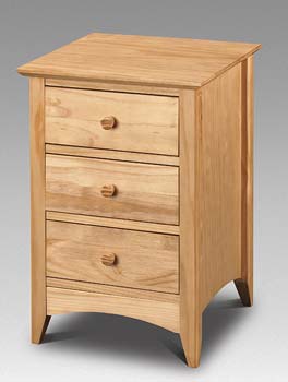 Furniture123 Kelham Pine 3 Drawer Bedside Chest - FREE NEXT