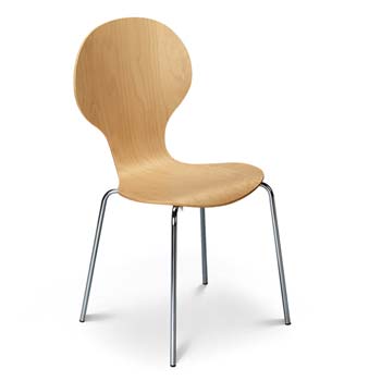 Furniture123 Kelsey Chair in Maple