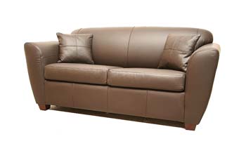 Koln Leather 2 1/2 Seater Sofa Bed