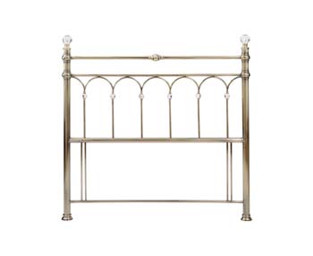 Furniture123 Krista Headboard in Brass - FREE NEXT DAY DELIVERY
